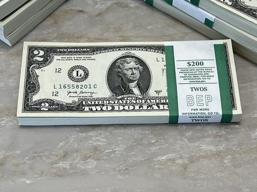 2017a two dollar bill unc - 2017a, $2