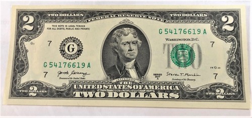 New uncirculated crisp 2 - , crisp,